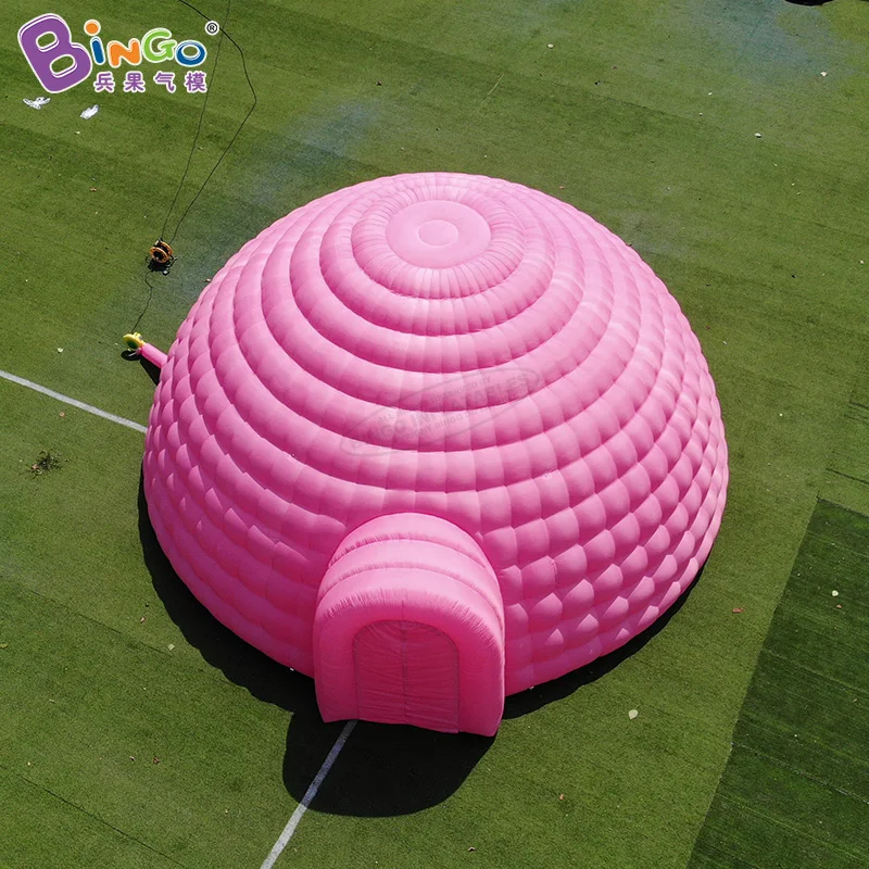 Free Shipping Customized 6x6x3.5 Meters Giant Pink Inflatable Dome Tent / Bubble Party With Blower Toys | Игрушки и хобби