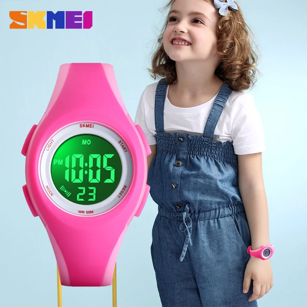 

SKMEI 1459 Sport Kids Watches Digital Watch More Colors Watch Children 5bar Waterproof Alarm Luminous Display Relogio Feminino