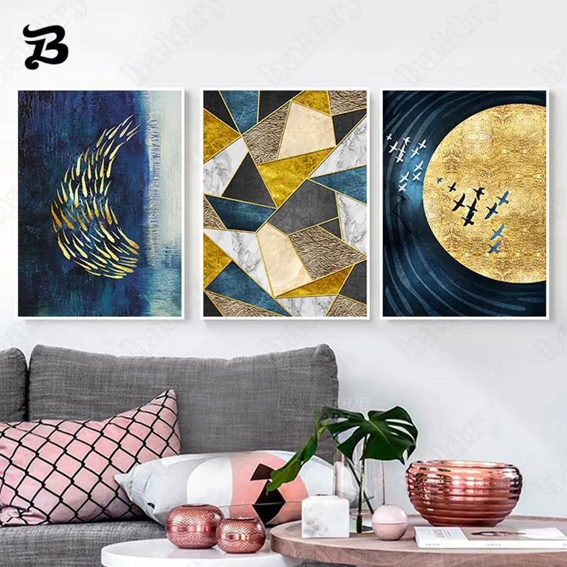 

Modern Abstract Colorful Natural Landscape Nordic Wall Art Canvas Painting Posters and Prints for Living Room Bedroom Home Decor