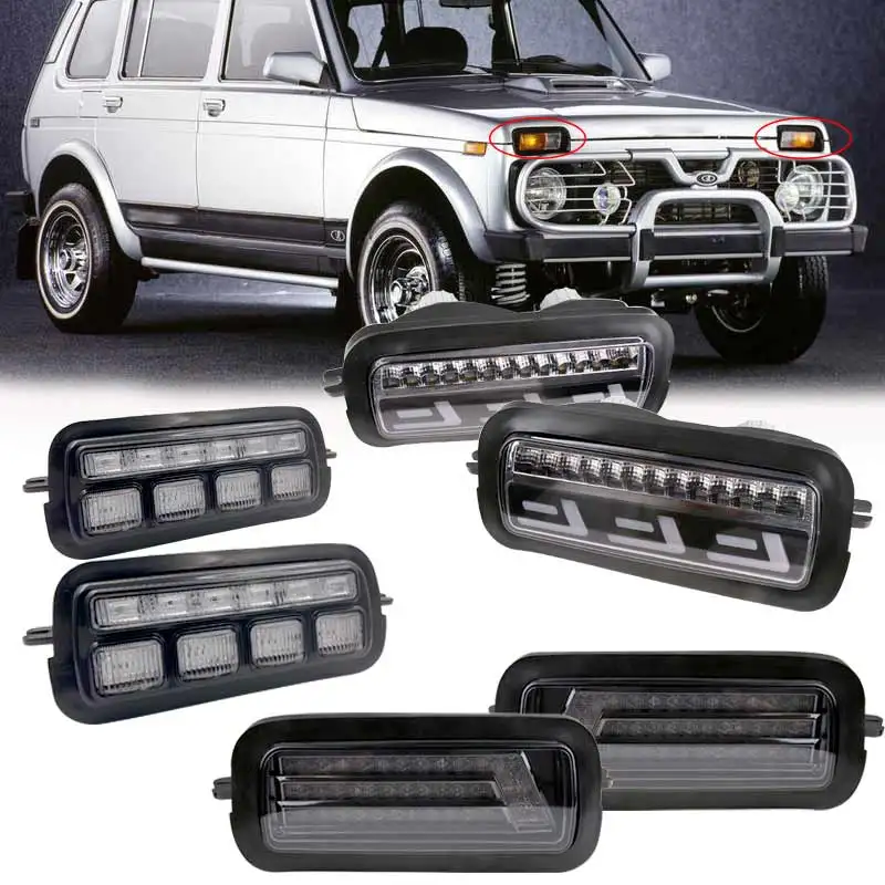 Пара аксессуаров для стайлинга автомобиля светодиодный ные дневные ходовые огни