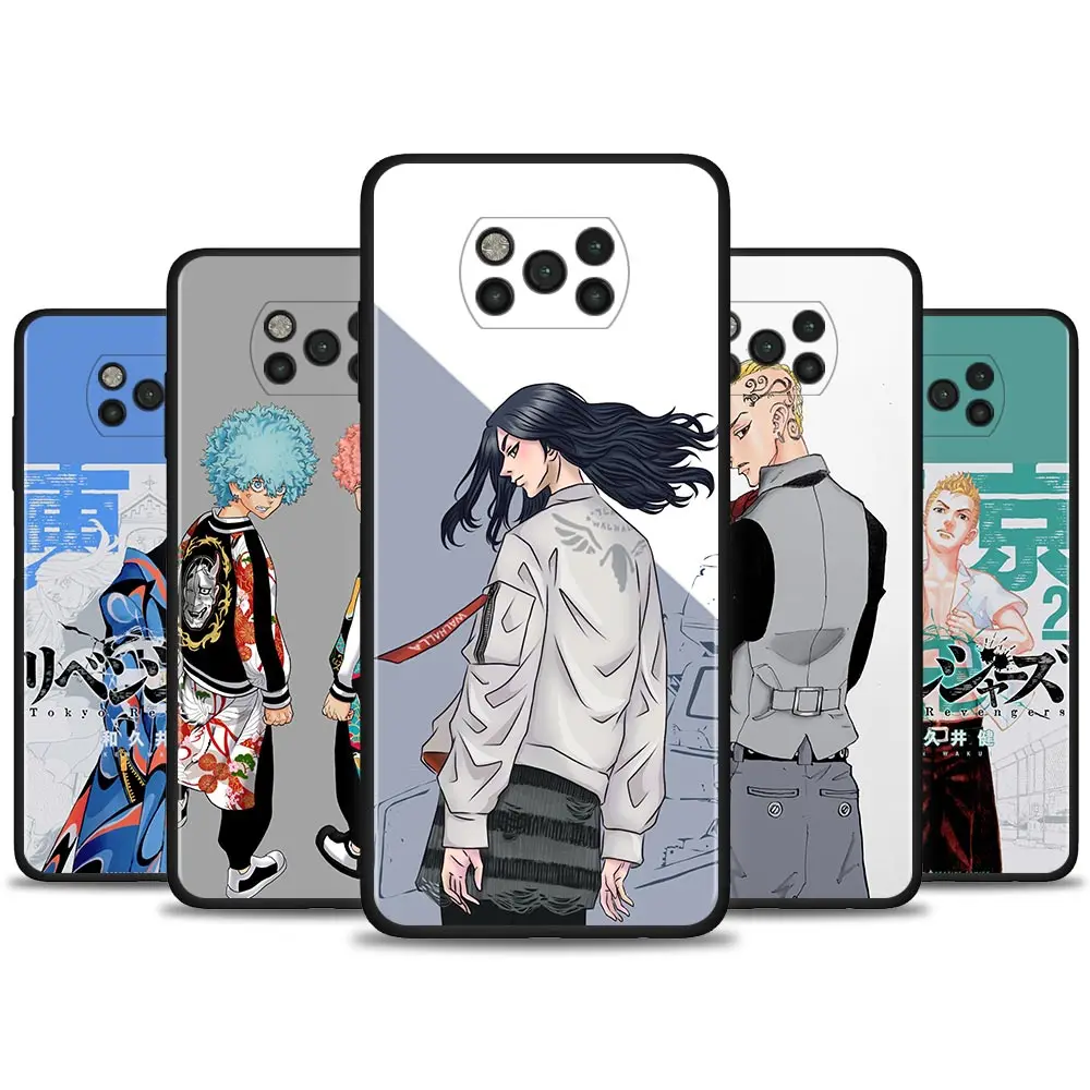 tokyo revengers anime silicone soft pnone case for xiaomi mi poco x3 nfc pocophone f1 m3 pro 5g f3 back cover fundas housing free global shipping