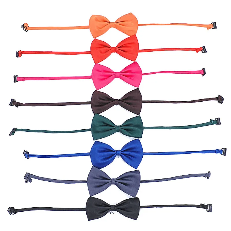 1 шт. Детское полиэстер бабочкой Классические однотонные Цвет бабочка галстук