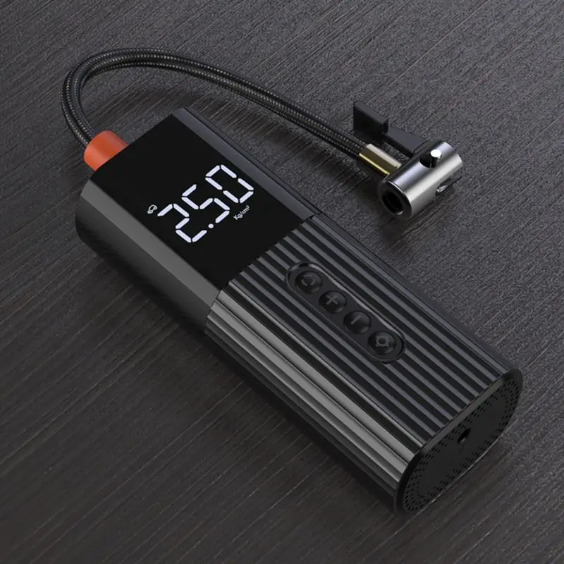 

Inflatable Pump Mini Portable Air Compressor with LED Lighting 12V Tyre Inflator A0NE