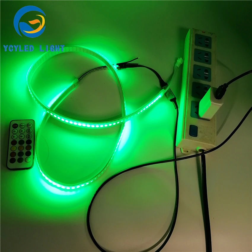 1 м 5 в usb ws2812b 144 светодиодов цифровой программируемый адресуемый 5050smd rgb Светодиодные полосы света ws2812 Светодиодная лента с радиочастотным пультом дистанционного управления