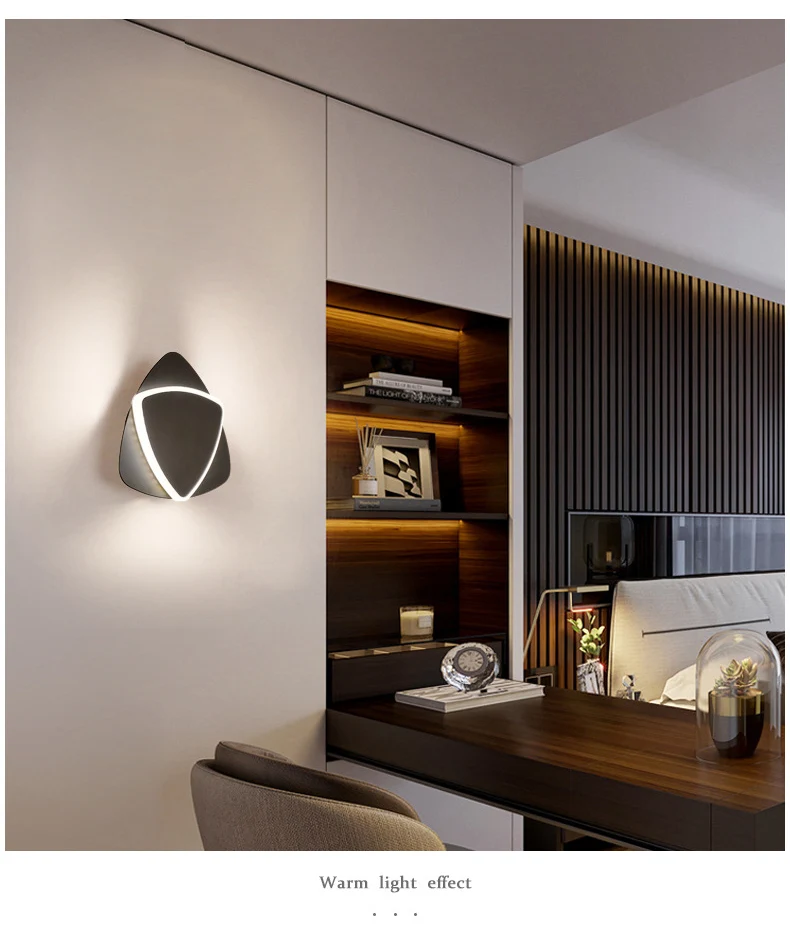 Lâmpada de Parede Simples e Moderno Feimefeiyou Nova Criativa Interior Sala Estar Quarto Escada Lâmpada Led Hotel Cabeceira Parede 2022 9 Luzes e Iluminação