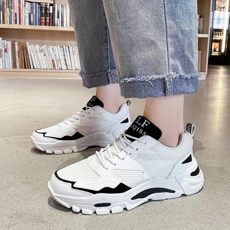 

Летние кроссовки большого размера с резиновой подошвой для мужчин и женщин, спортивная обувь для мужчин, белые спортивные кроссовки для дет...