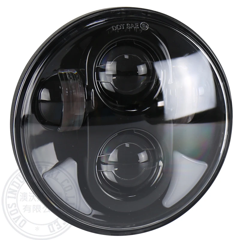 Универсальные мотоциклетные фары 1 шт. 5 75 дюйма светодиодные с дальний/Ближний