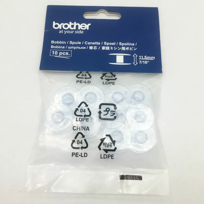 Brother bobbin 11,5 мм швейная машина bobbins10 шт SFB XA5539-151 brother домашняя швейная машина bobbin sa156 - Цвет: XA5539-151