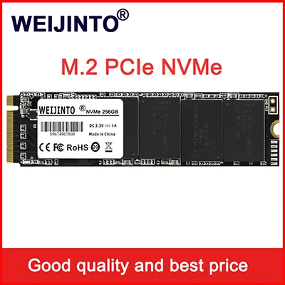 WEIJINTO M2 M.2 PCIE SSD 128 ГБ 256 512 2280 NVMe интерфейс mini pcie 960 Внутренний твердотельный жесткий