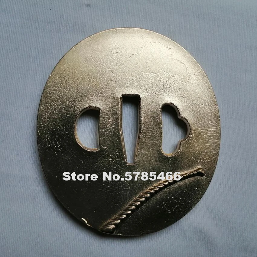 Лучшая медная латунная защита Tsuba menumi Fuchi Kashira W Стрекоза для японского