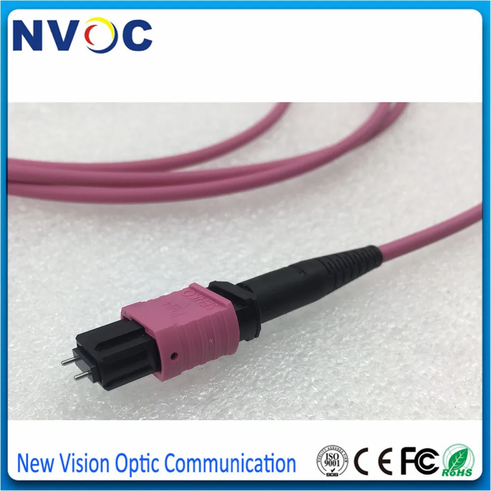 MM MPO Male(SENKO)-12xLC UPC 2 0 мм Fanout волоконно-оптический патч-корд 3 12C OM4 Mini Aqua LSZH круглый