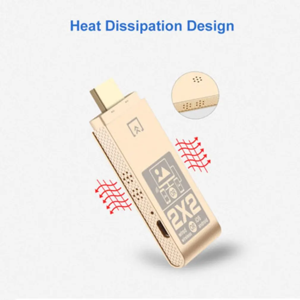 1080P HD беспроводной Micro USB дисплей донгл экран зеркальное отображение HDMI адаптер