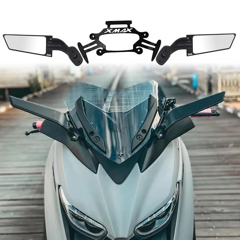 

XMAX Stealth Mirrors Motorcycle Stand GPS Bracket Mobile Phone Navigation Plate Bracket For Yamaha XMAX300 400 250 125 2017-2020
