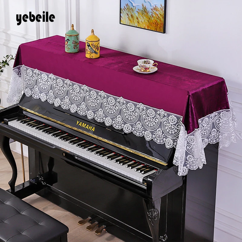 Yebeile кружевное покрывало для пианино чехол простой современный полупокрытие