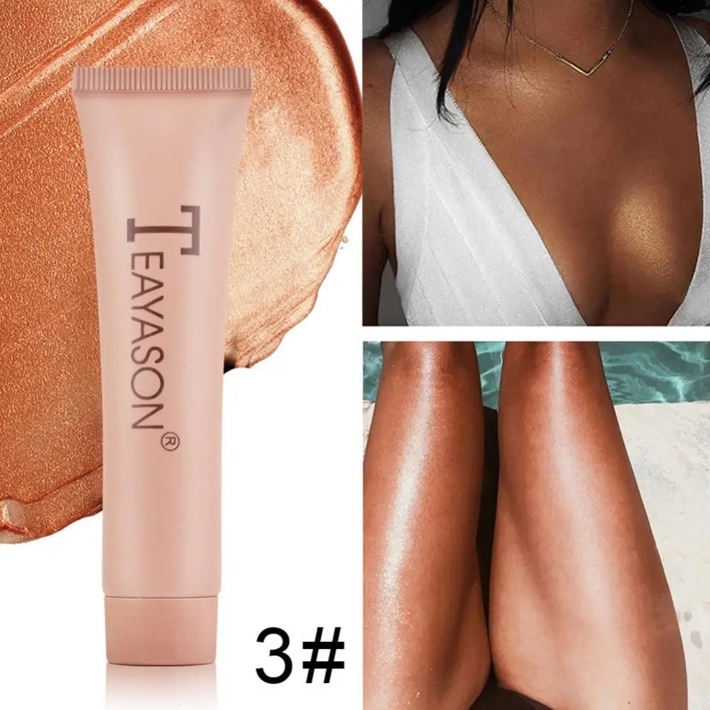 TEAYASON блеск для лица и тела блестящие тени век гель осветления кожи пшеницы |