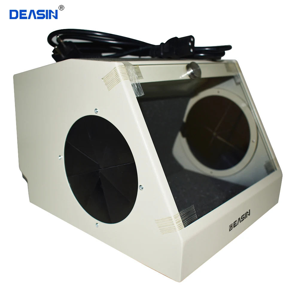 Dental Grinding Polishing Box Lapping Protector Sandblasting Dust-proof Case Sandblaster Dust Collector | Красота и здоровье