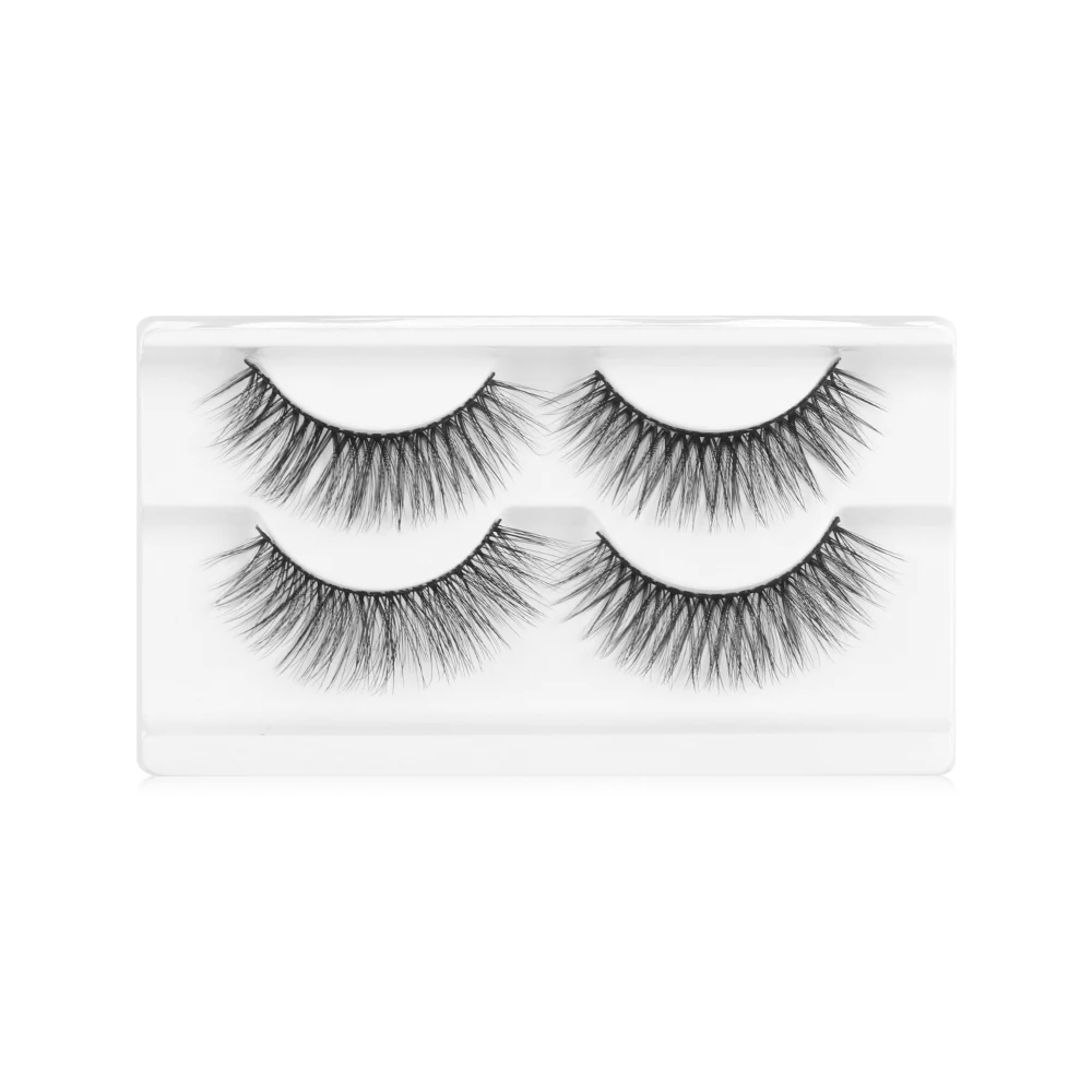 2 пары натуральных накладных ресниц Длинные Накладные ресницы для макияжа