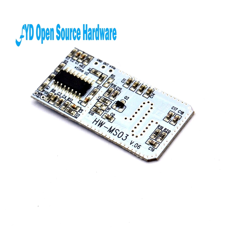High Performance Motion Sensor Module Radar Motion Sensor HW-MS03 2.4GHz to 5.8GHz Microwave Radar Sensor Module for Arduino