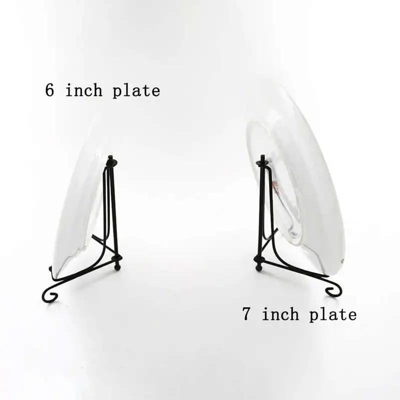 (2 упаковки) железная стойка дисплея черная мольберт пластина дисплей фото