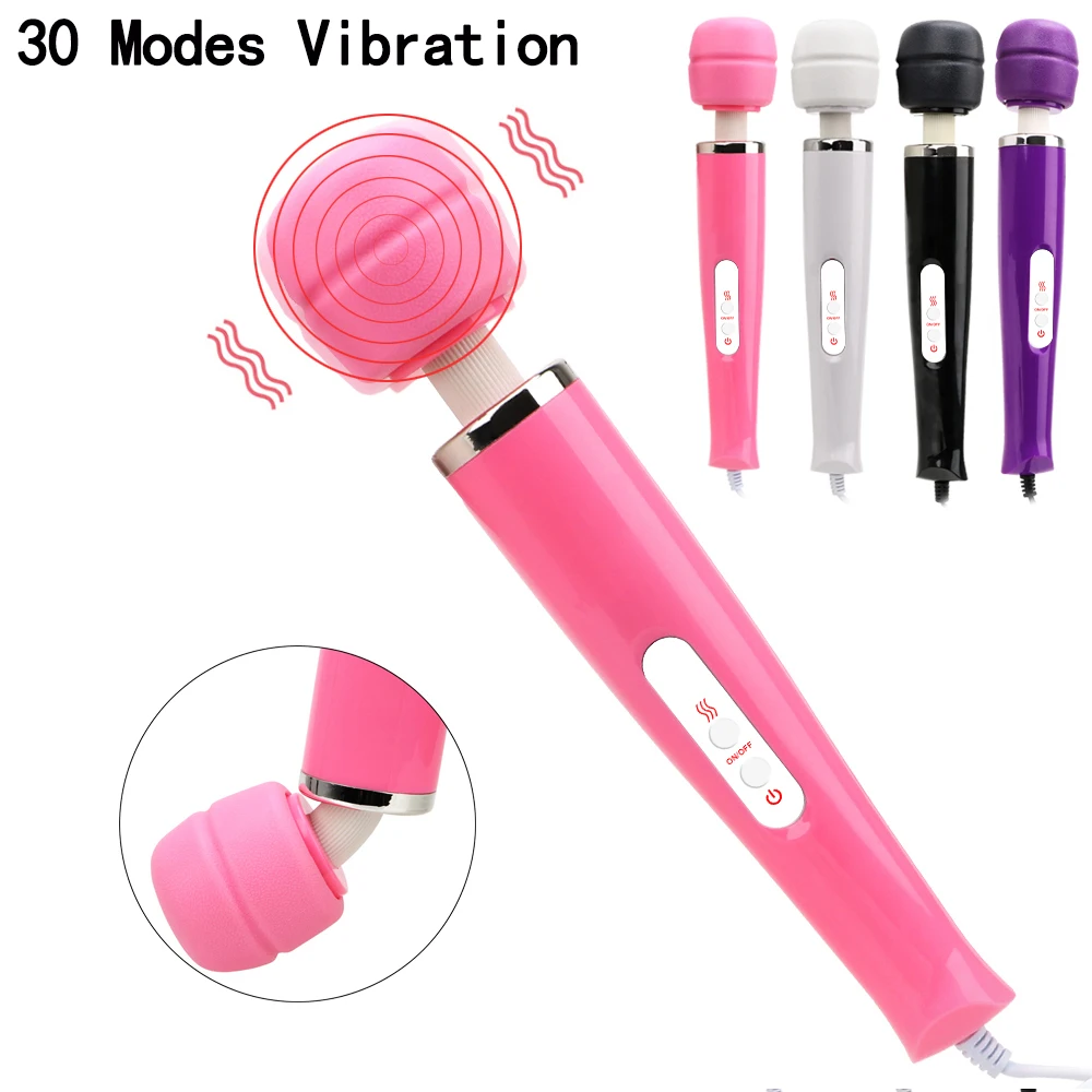 30 скоростей Волшебная палочка массажер большая волшебная Массажная AV Вибраторы