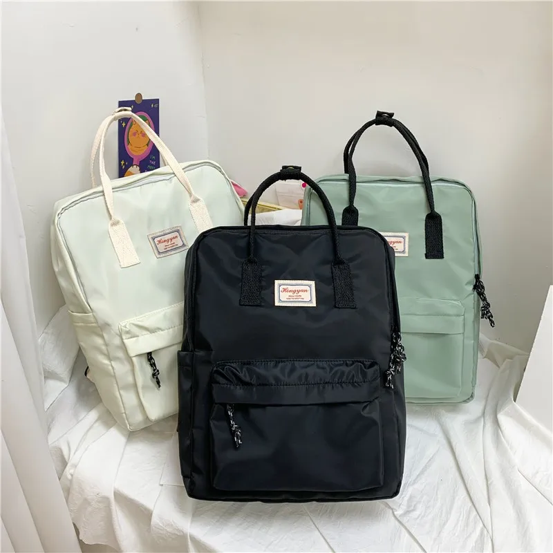 

Fashion Women Backpack Waterproof School Bag Laptop Bagpack Junior High School College University Bookbags For Girls Daypack