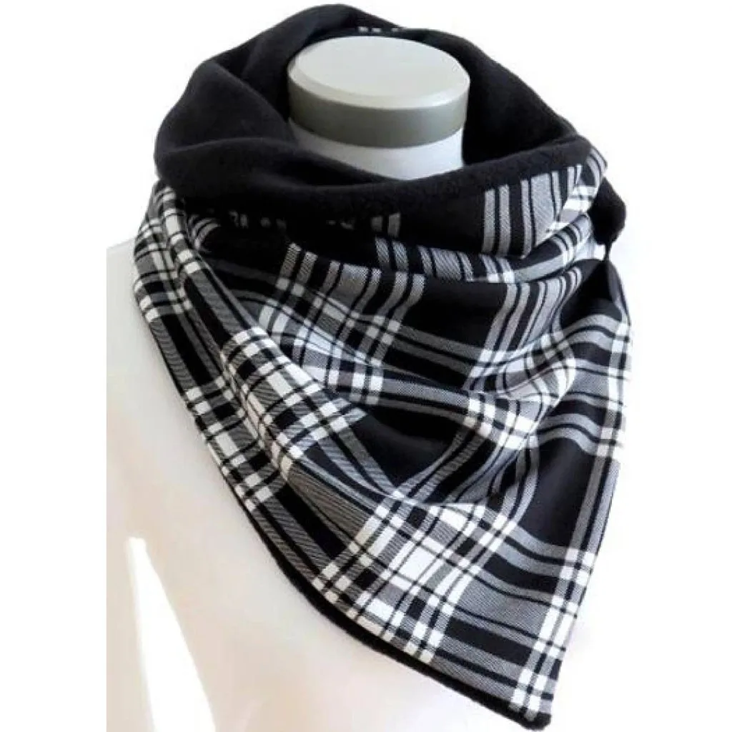 Fashion Women Plaid Print Scarf Retro Female Soft Multi-purpose Shawl Casual Autumn Warm Button Shawls #P1 |
