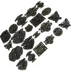 Винтажная деревянная защелка-тумблер для украшений, Подарочная коробка для комода, 1 шт., декоративная защелка для мебели