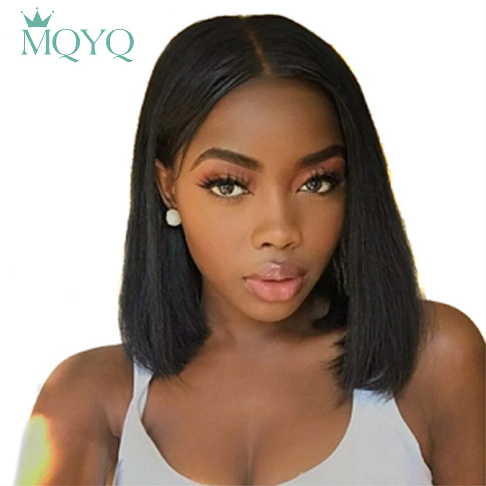 MQYQ синтетические волосы на фронтальной основе парики из натуральных волос