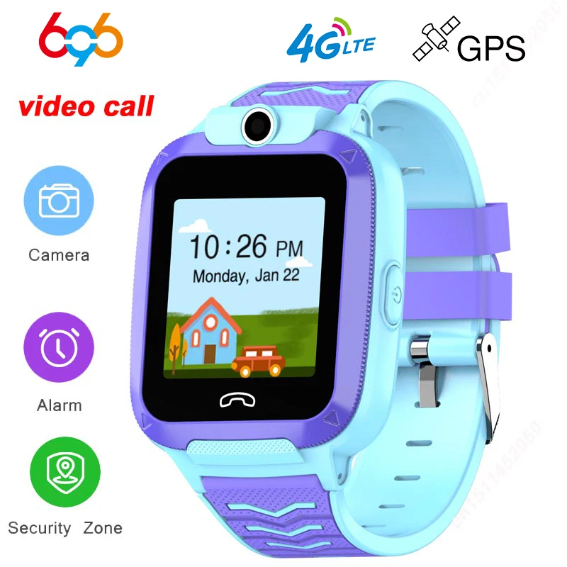 696 Q51 4G дети Смарт-часы Видеозвонок IP67 Водонепроницаемый gps+ wifi+ LBS Смарт-часы с функцией sos дети камера-трекер 600mAh батарея