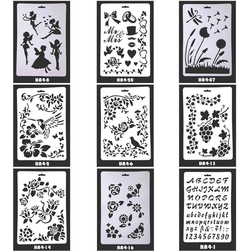 1 шт. трафарет для рисования школьных полые шаблон детей живопись конструкция