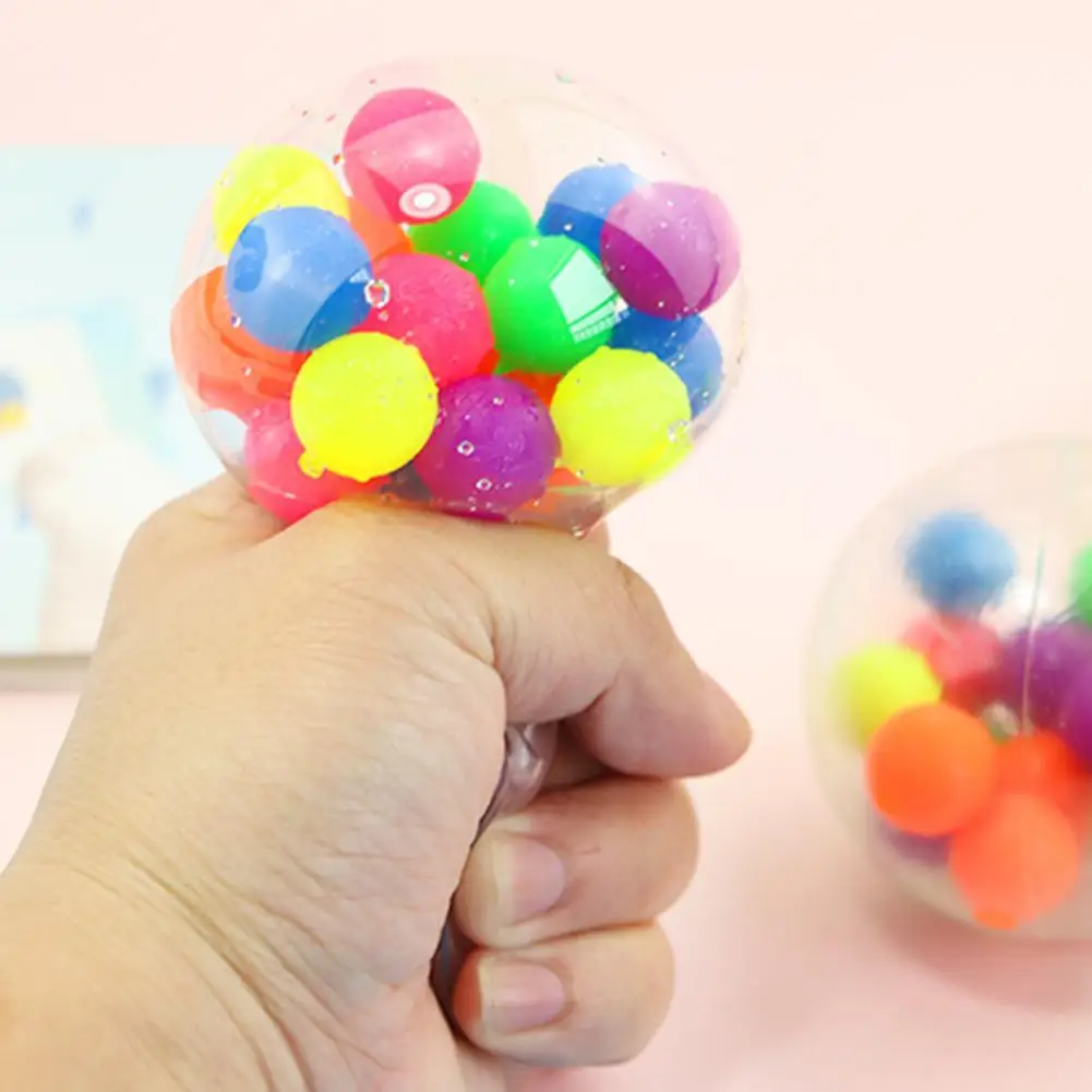 

Hand Grip Ball Lightweight Non-toxic Comfortable Kids Squeeze Ball for Party