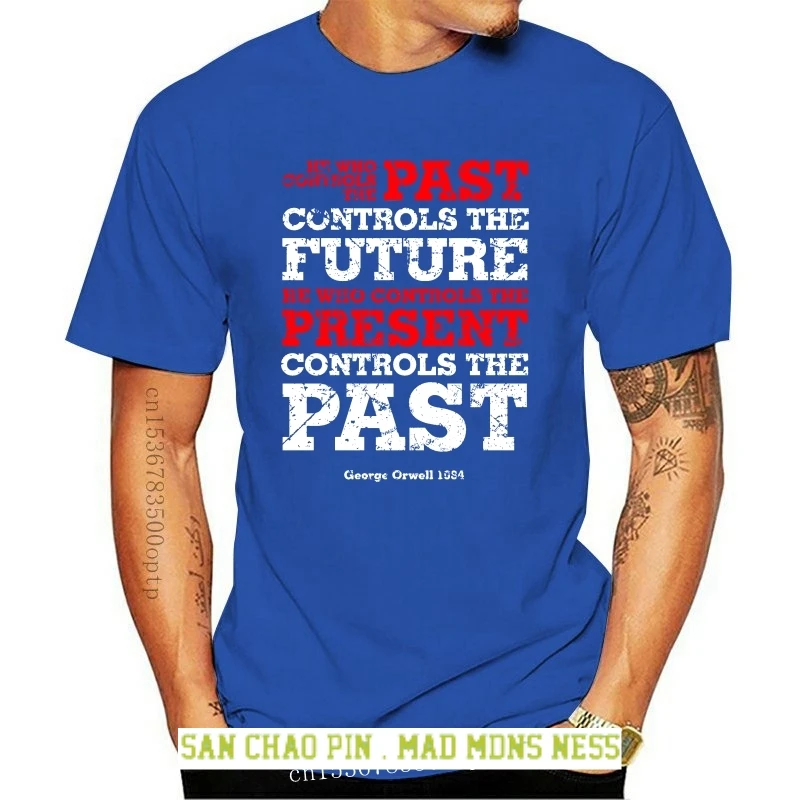 

George Orwell 1984 T-Shirt - Direct from Stockist New T Shirts Funny Tops Tee New Unisex Funny High Quality Casual Printing