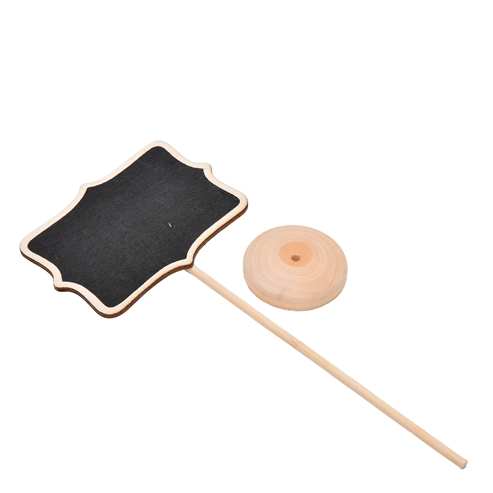

Vintage Wooden Mini Wood Chalkboard Blackboard Place Card Holder Table Number For Wedding Event Party Decoration