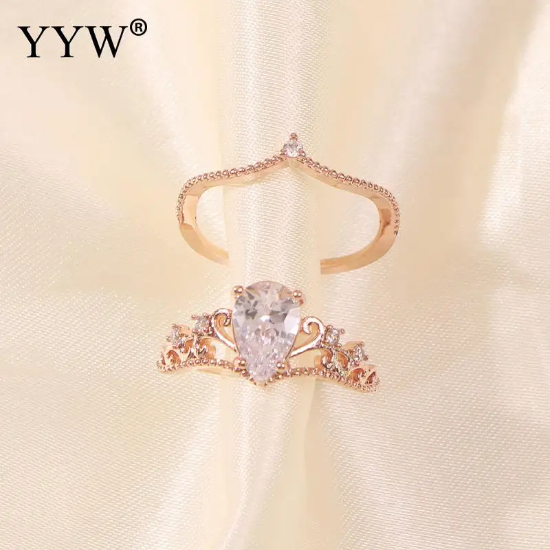 

Open Ring Fashion Ring Lady'S Elegant Combination Ring Fashion Vintage Hot Sale Ring For Female Attend Dancing Party Or Matching