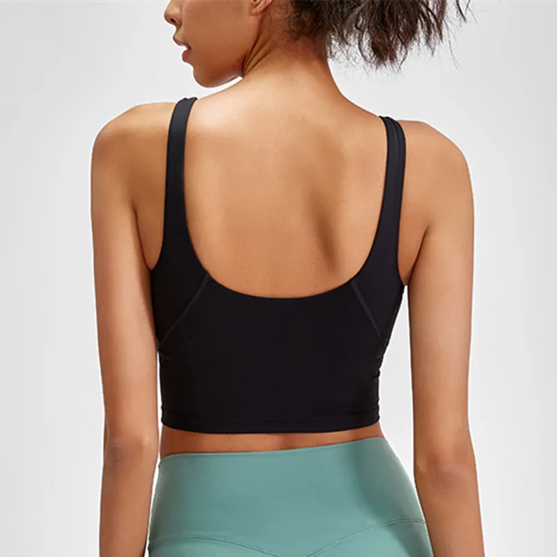 

Спортивные бюстгальтеры, спортивный топ, жилет, спортивный бюстгальтер с красивой спинкой, топ, противоударное Спортивное нижнее белье для ...