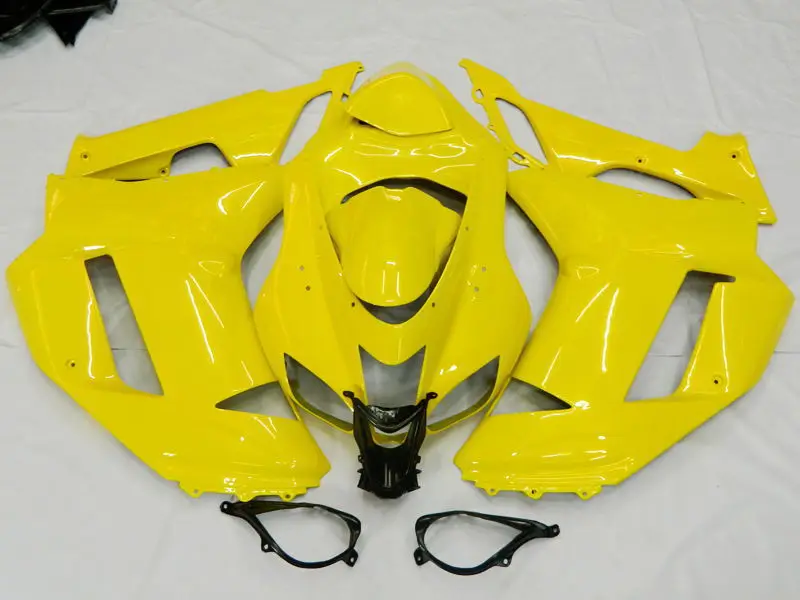 

100%NEW+ Glossy Yellow Fairing Kit FOR Kawasaki NINJA ZX 6R 636 07 08 ZX-6R 07-08 ZX6R 2007 2008 ZX 6R 07 08 Fairings &tail Cove