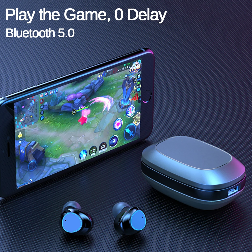 TWS-стереонаушники с поддержкой Bluetooth G16 и зарядным устройством на 3000 мА · ч |