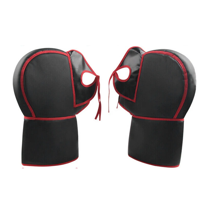 Мотоциклетные велосипедные теплые перчатки закрывающие руки Утепленные зимние