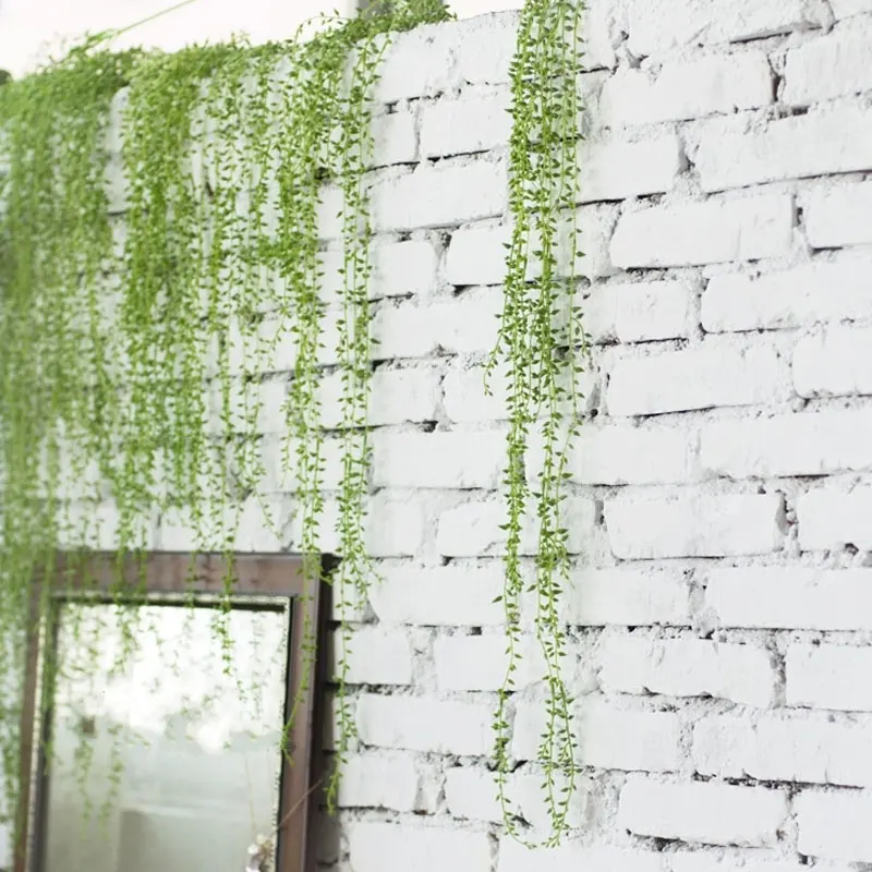 1PCS Simulation Plant Fake Flowers/Green Plants Potted Wall Hanging Decoration Plastic Succulent Beads Lover Tears | Дом и сад