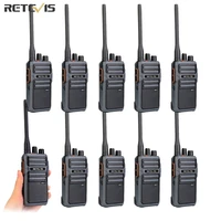 10 pcs retevis walkie talkie pmr 446 rb17 two way radio ht communicator ptt portable radio walkie talkies for hunting hotel cafe
