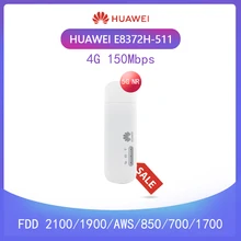 Unlocked Huawei E8372h-511 4G 3G Usb Modem LTE BANDS 1 2 4 5 17 Support 10 Wifi Users