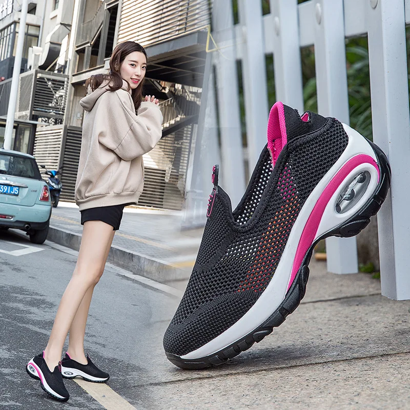 COWCOM 2018 Летняя женская обувь плетеная спортивная уличная Удобная дышащая для