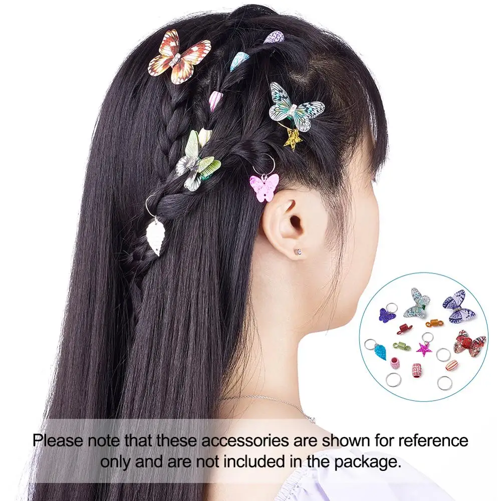 Набор аксессуаров для волос сделай сам комплект из бусин катушки манжет бабочки
