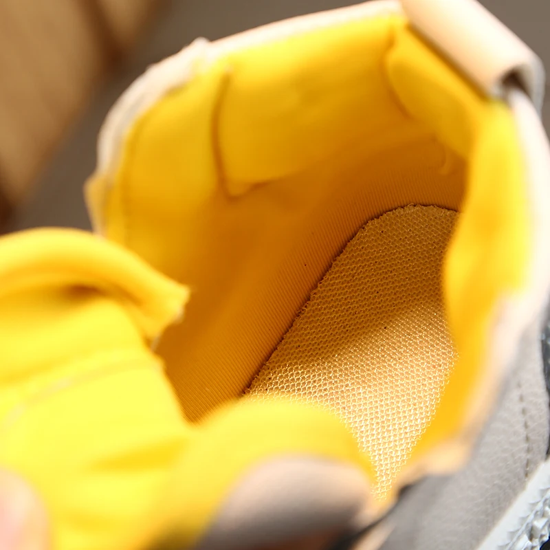 Детские осень-зима модные кроссовки высокая обувь для мальчиков и девочек