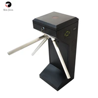 kinjoin high quality rfid card reader semi automatic tripod turnstile gate mechanism