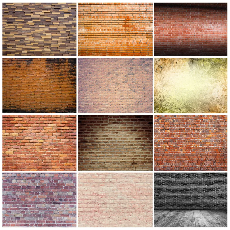 

Vintage Brick Wall Backdrop Vinyl Photography Backdrops Photographic Background For Photo Studio Props 210327CAZ-02