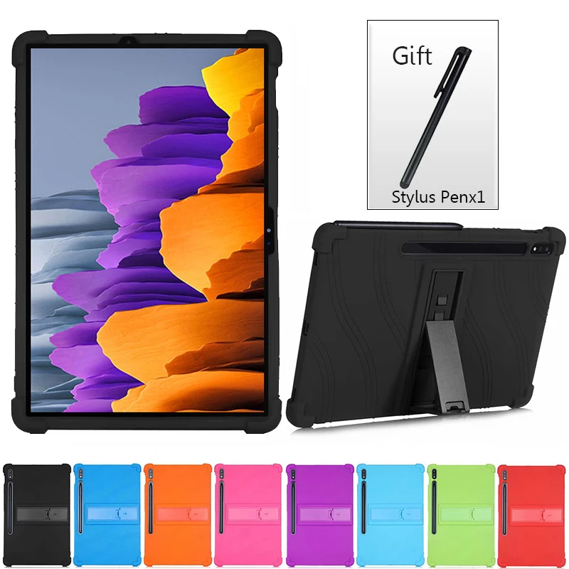 

Чехол для Samsung Galaxy Tab S7 11 'SM-T870 SM-T875 T870 T876, силиконовый чехол для Galaxy Tab S7 Plus 12,4 SM-T970 SM-T975 T976