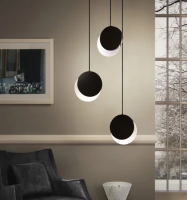 

Скандинавская светодиодная люстра с каменным декором, комнатный светильник, Подвесная лампа для кухни, столовой, бара, кухонное оборудован...