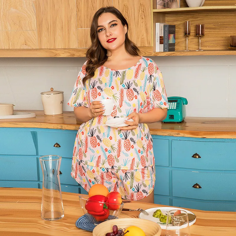 2020 Летняя женская пижама с футболкой шорты комплекты для сна топы пробки халат