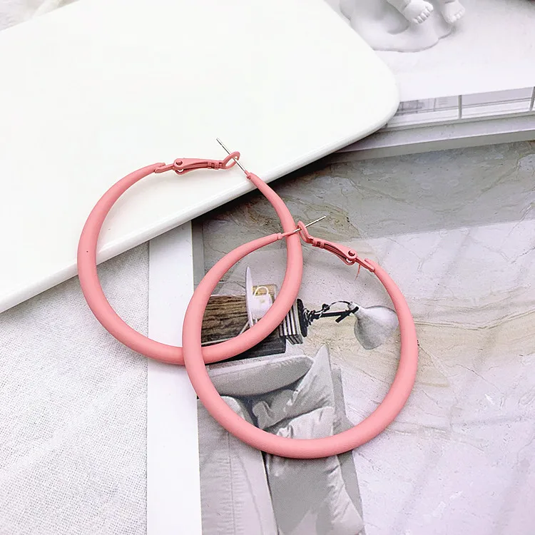 

Hoop Earrings boucle oreille femme Trendy Earrings Exaggerated Round Circle Earrings for Women Jewelry Boucles d'oreilles